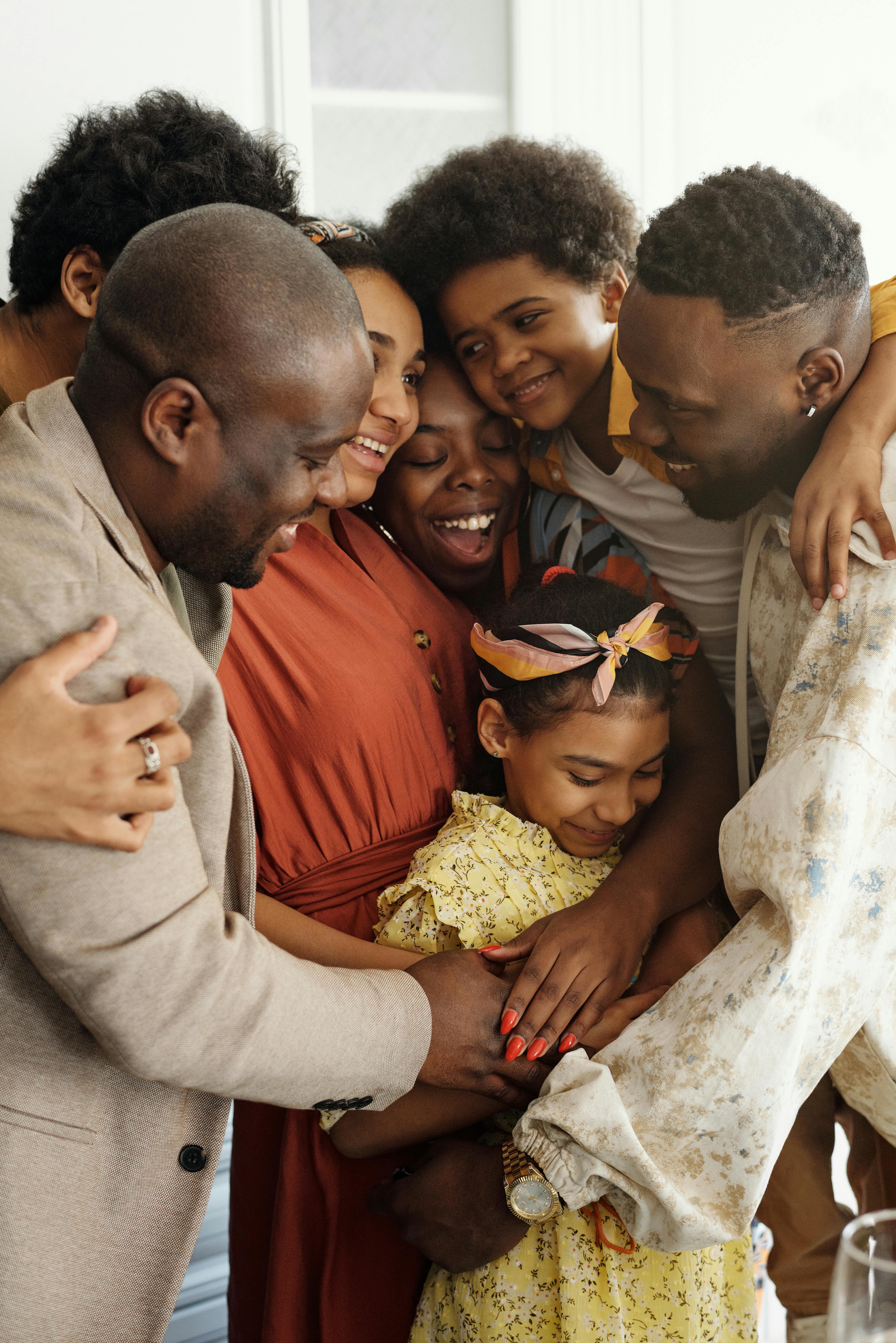 Airport reunion with family in Africa - UOMU safe return program